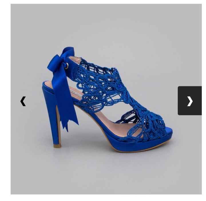 Zapatos azul electrico 2