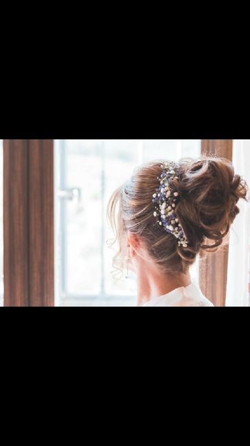 Ramo y tocado de flores no porcelana 7
