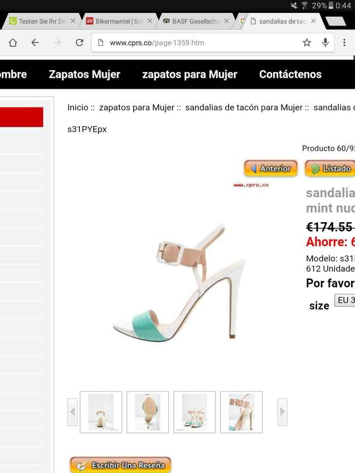 Toda la vida soñando con zapatos de color para la boda y al final no me veo. - 2
