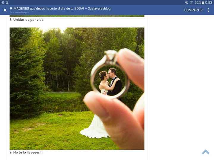 Consejo fotos día de la boda - 1