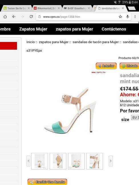 Toda la vida soñando con zapatos de color para la boda y al final no me veo. - 2