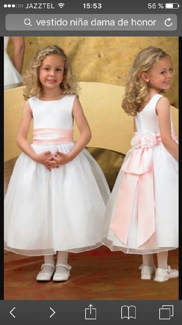 Vestido damitas de honor - 2