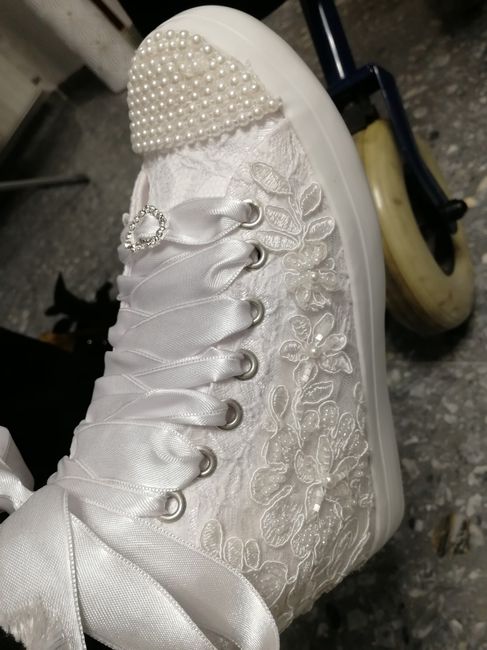 Zapatillas deportivas de novia - 1