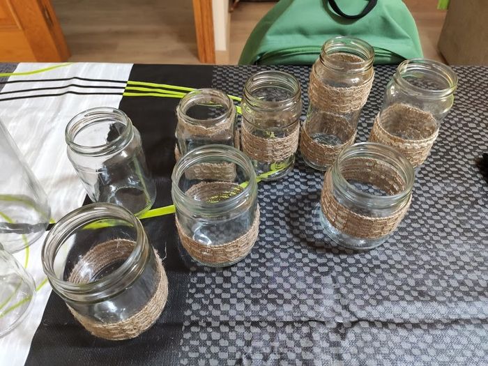 ¡Decoración de botes de cristal! 3