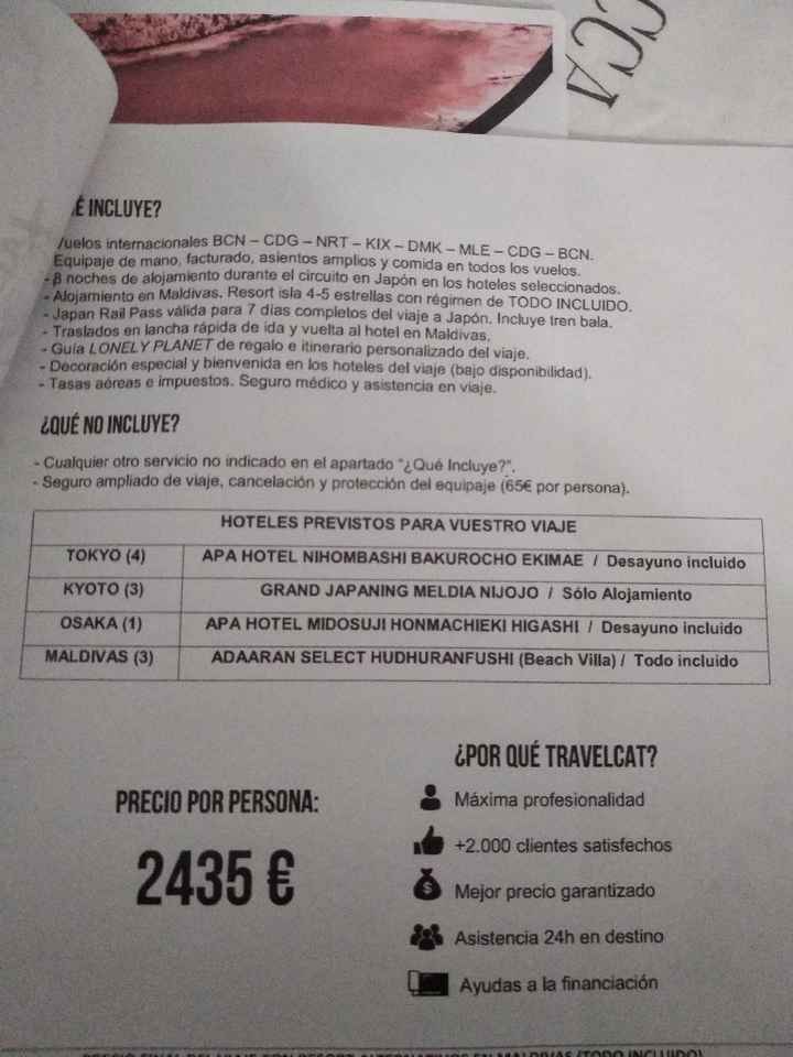 Itinerario Japón - Maldivas - 2