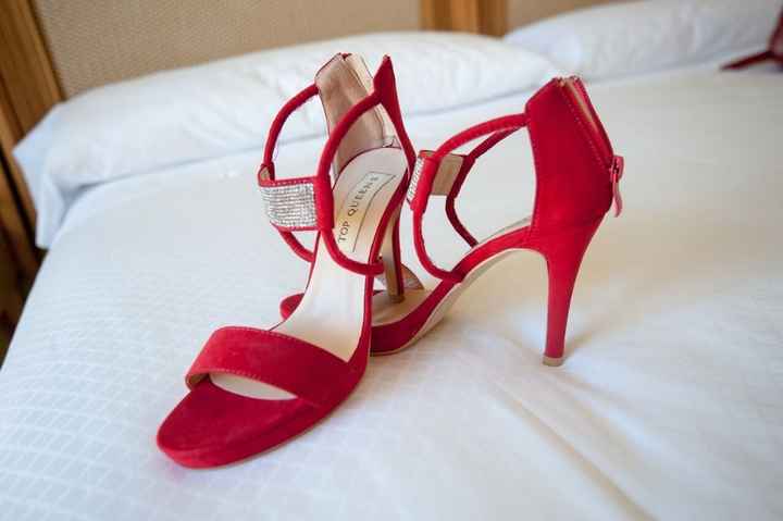 zapatos de la novia