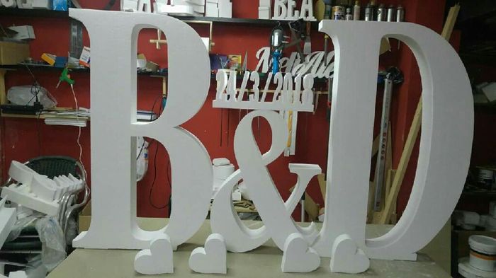 Como pintar las letras gigantes!!! 1