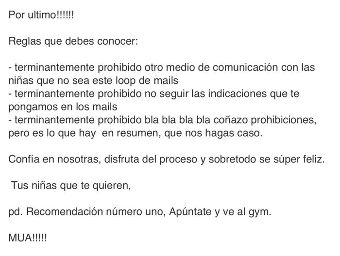 La despedida que me están organizando. - 3