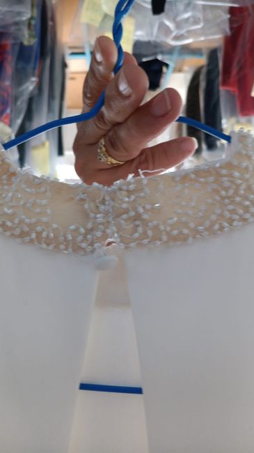 Limpieza vestido de novia 1