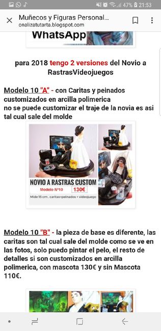 Novios tarta - 1