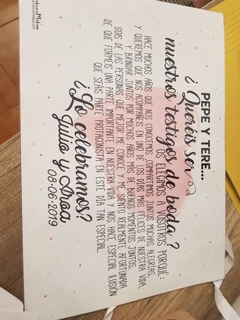 Primer Regalito para pedir que sean mis testigos - 2
