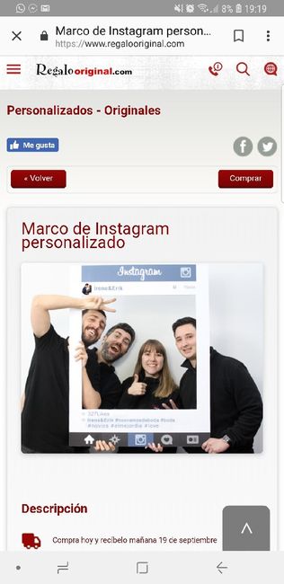 Busco marco instagram rigido rigido - 1
