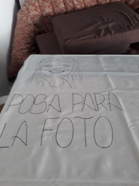 Photocall casero. - 3