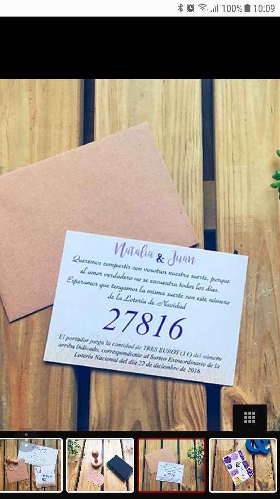 Como entregar unas participaciones de lotería como detalle? - 1