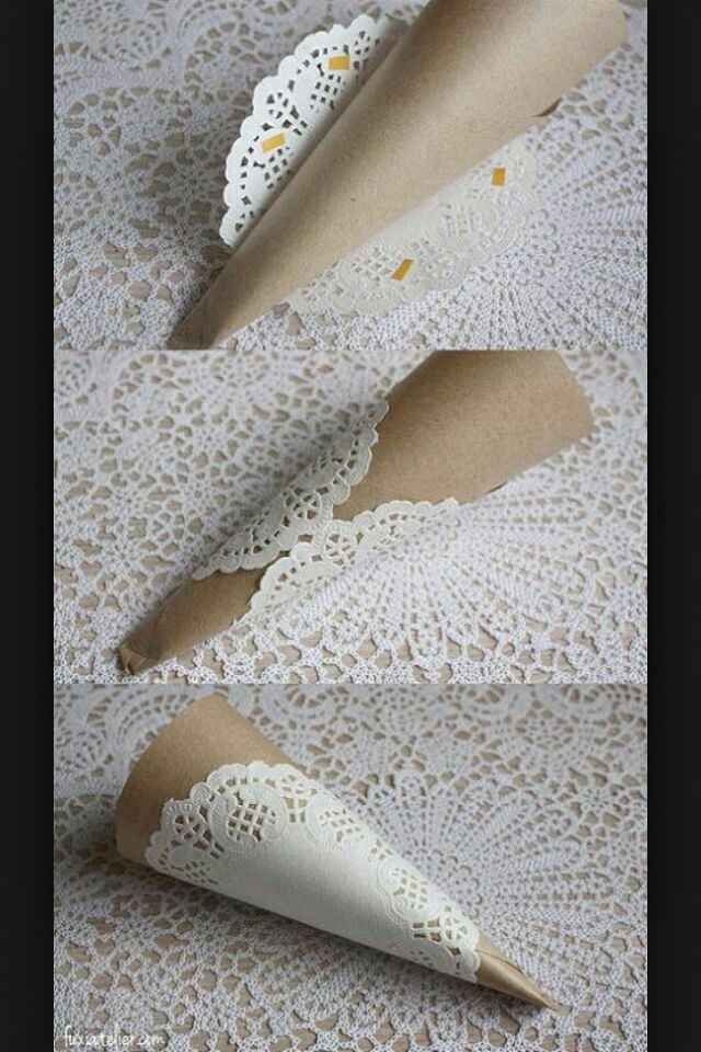 Ideas con blondas de papel - 1