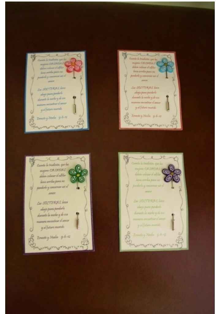 Plantillas word tarjetas alfileres. - 1
