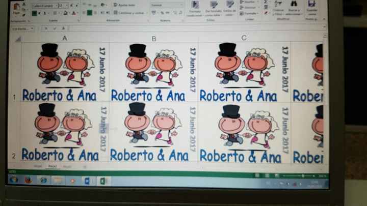 Etiquetas listas. - 4