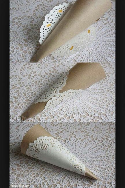 Ideas con blondas de papel - 1