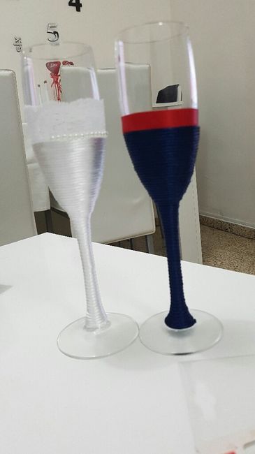 Elaborando copas brindis. - 3