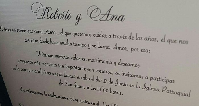 Invitaciones. - 2