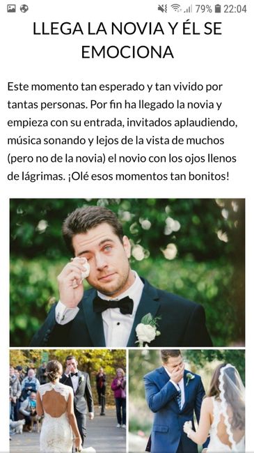 Novios Emocionados en el First Look. 2
