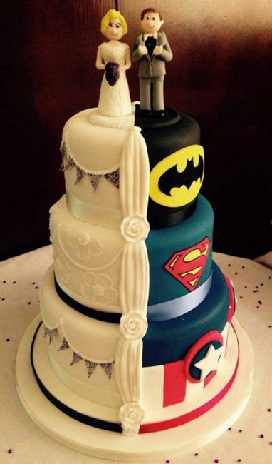 Ideas tarta de boda de superhéroes 😉 4