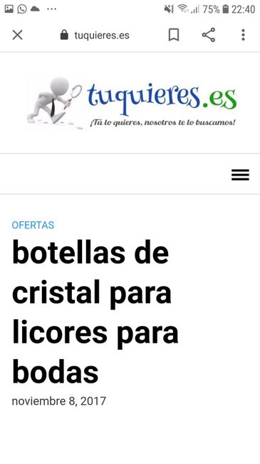 Botellas de cristal rellenables 1