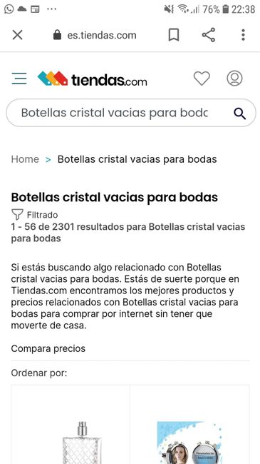 Botellas de cristal rellenables 2