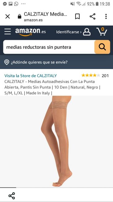 Medias reductoras sin puntera, misión imposible 1