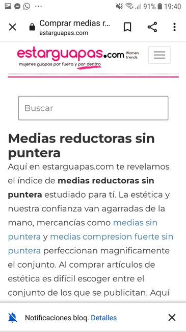 Medias reductoras sin puntera, misión imposible 2