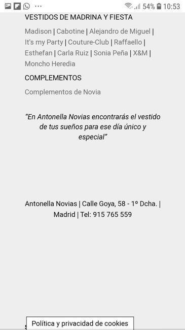 Tiendas de invitadas Madrid 3