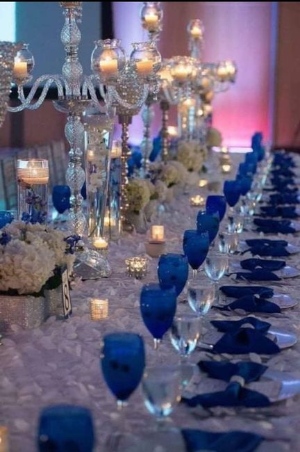 Inspiracion para la Decoracion de vuestras Bodas en Color Azul.💙💙 3