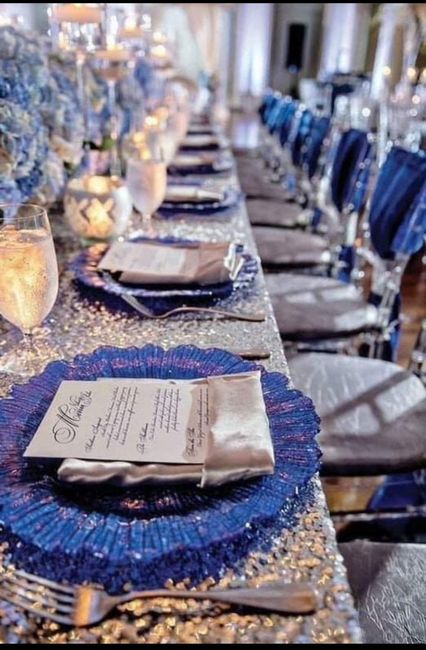 Inspiracion para la Decoracion de vuestras Bodas en Color Azul.💙💙 4