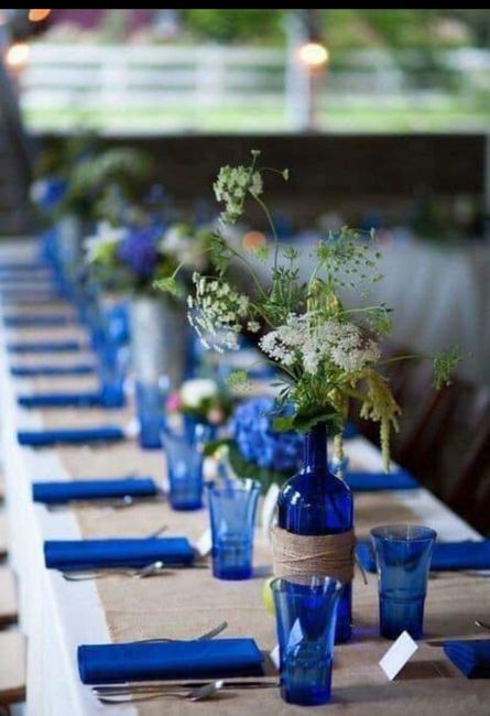 Inspiracion para la Decoracion de vuestras Bodas en Color Azul.💙💙 10