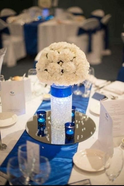 Inspiracion para la Decoracion de vuestras Bodas en Color Azul.💙💙 11