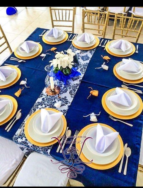 Inspiracion para la Decoracion de vuestras Bodas en Color Azul.💙💙 19