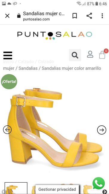Duda con el color de zapatos para invitada. 8