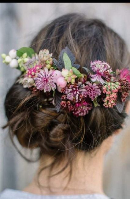 Ideas para crear Coronas de Flores para Novia.💮💮 5