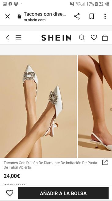 Zapato bajo para novia 6