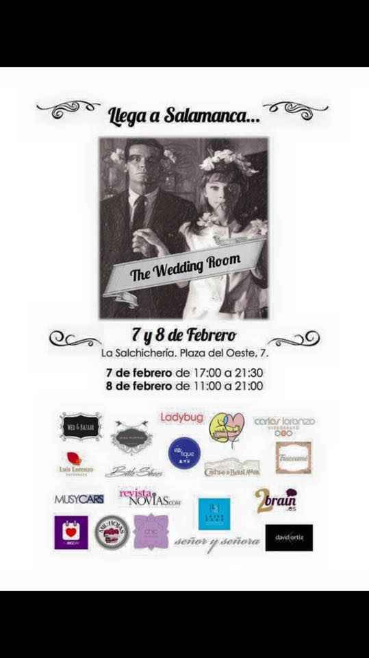 Cartel The Wedding Showroom Salamanca