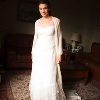 vestido con abrigo