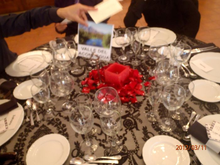 Mesa de mi boda