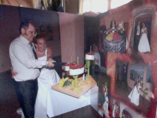 El momento pastel novios
