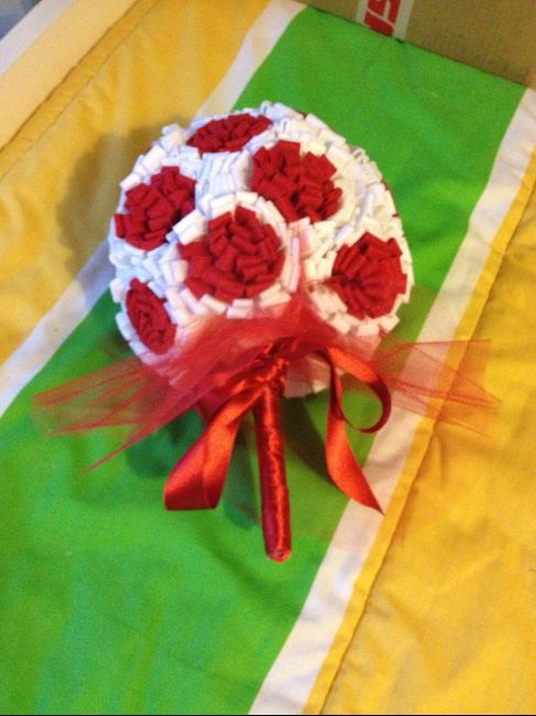 ramo Blanco y Rojo