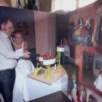 El momento pastel novios