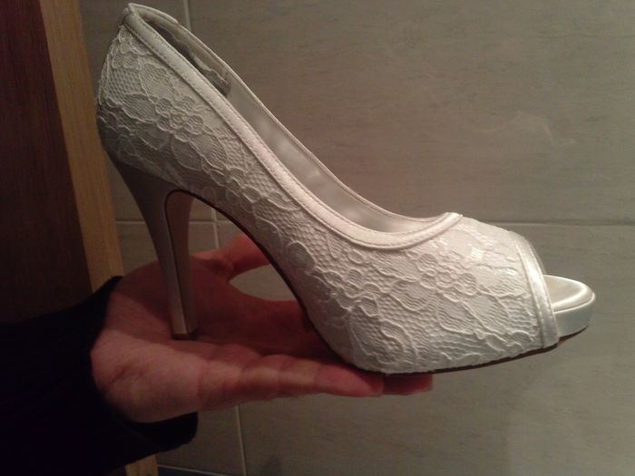 Zapato de novia en venta