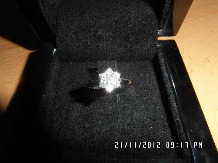 anillo pedida
