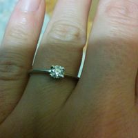 Este es mi anillo de pedida, me gustaría ver el vuestro - 1
