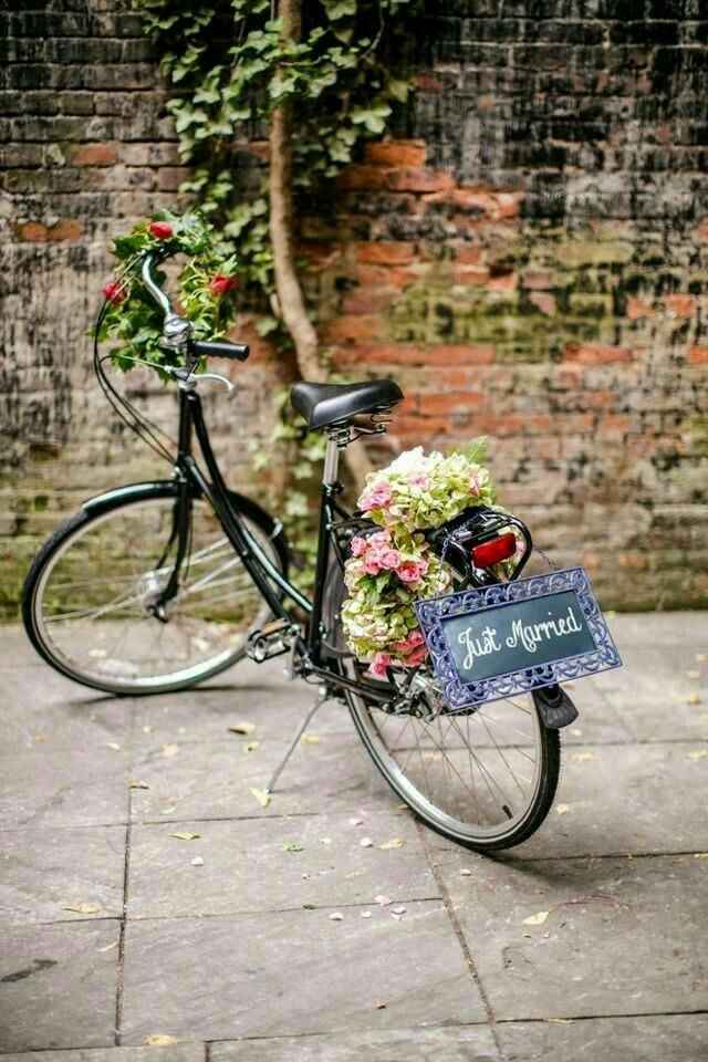 Idea súper bonita:bicicletas decoración! - 3