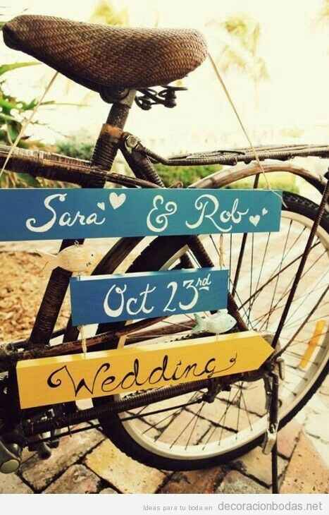 Idea súper bonita:bicicletas decoración! - 2